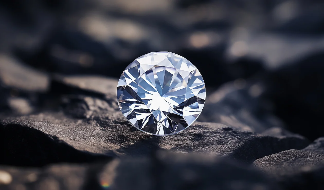 Details image depicting a diamond. 