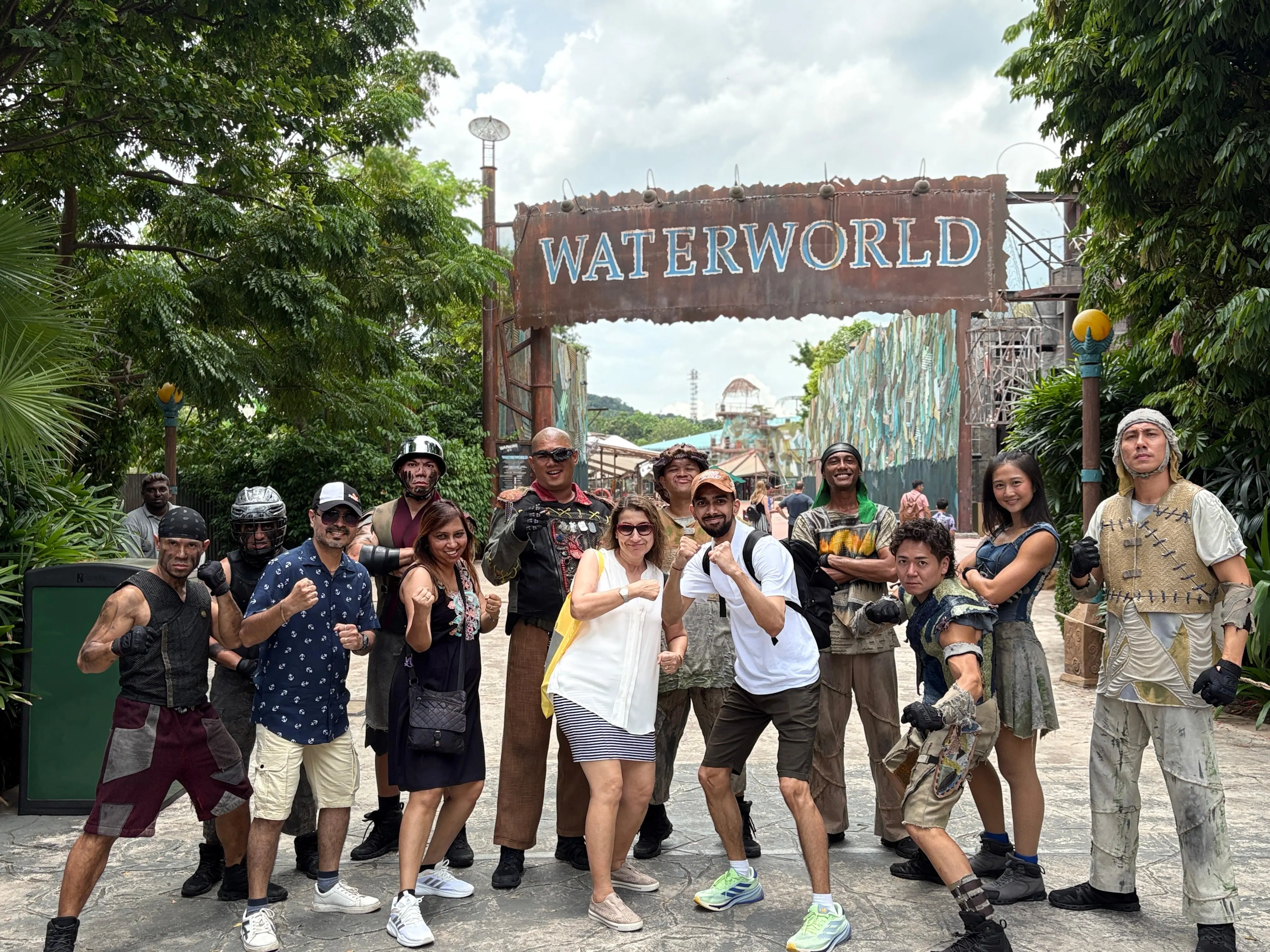Alchemy group photo at Waterworld.